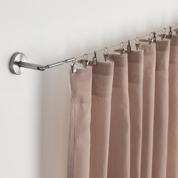 DIGNITET curtain wire, stainless steel, 500 cm