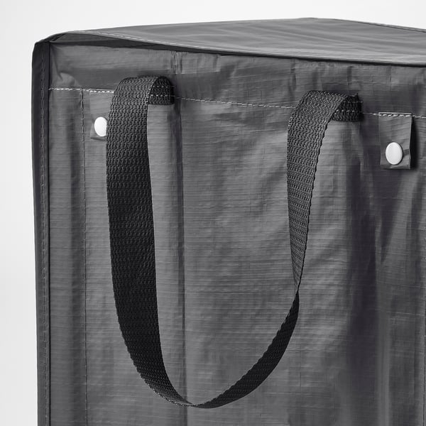 DIMPA waste sorting bag, white/dark grey/light grey, 22x35x45 cm/35 l, 3 pack