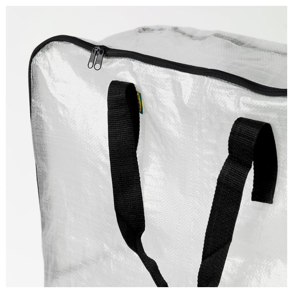 DIMPA storage bag, transparent, 65x22x65 cm
