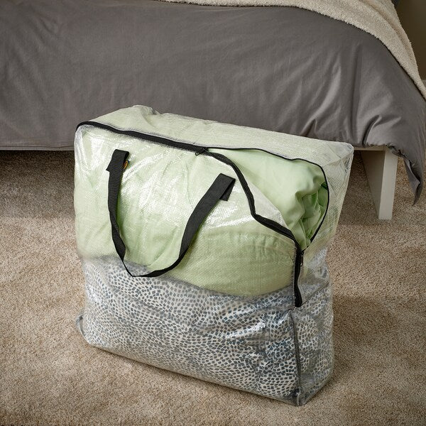 DIMPA - Storage bag, transparent, 65x22x65 cm