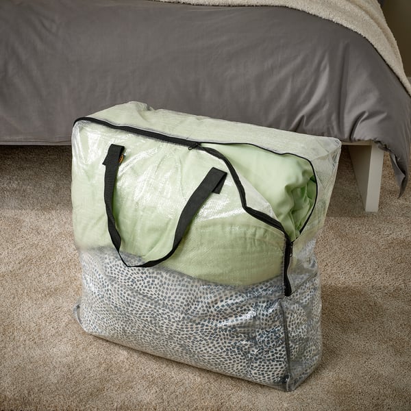DIMPA storage bag, transparent, 65x22x65 cm