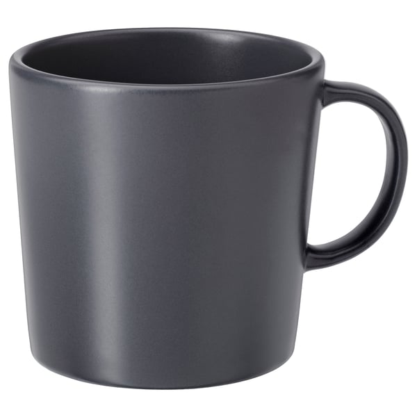 DINERA - DINERA Mug, dark grey, 30 cl