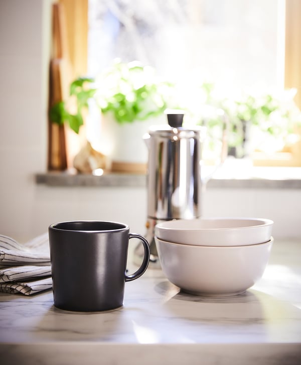 DINERA - DINERA Mug, dark grey, 30 cl