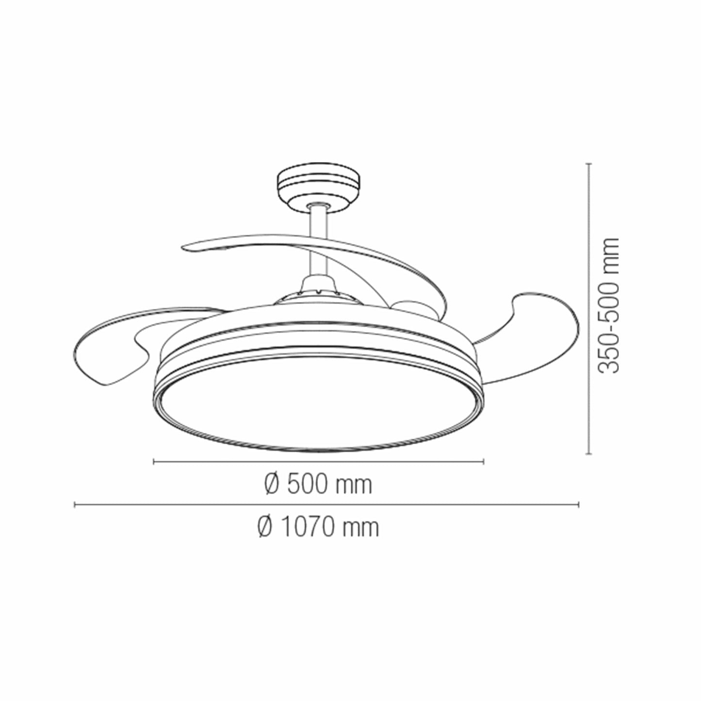 Bricocenter VENTILATORE DA SOFFITTO ALBATROS PLASTICA BIANCO D106 CM LED 72W CCT