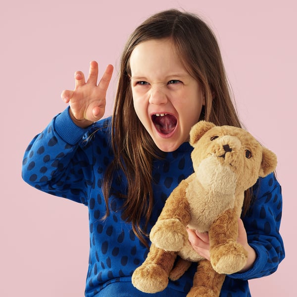 DJUNGELSKOG soft toy, lion cub