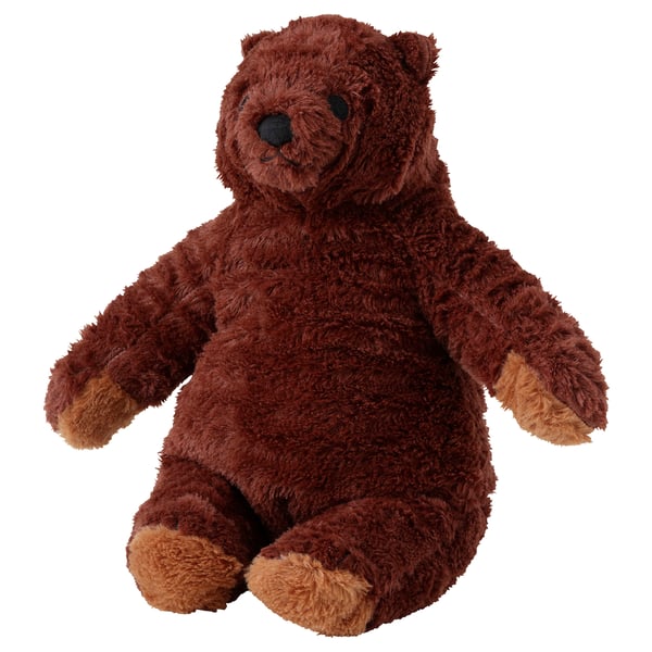 DJUNGELSKOG - DJUNGELSKOG Soft toy, brown bear, 28 cm