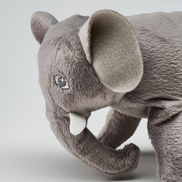 DJUNGELSKOG plush, mini/elephant, 12 cm