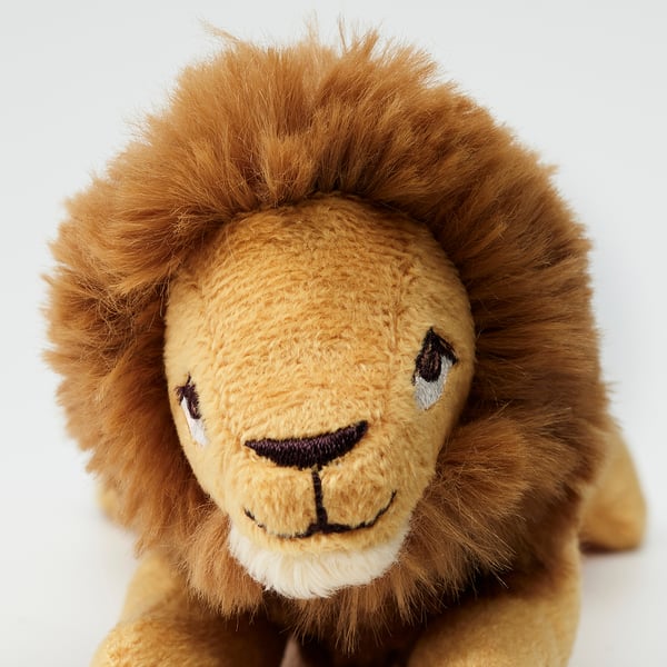 DJUNGELSKOG soft toy, mini/lion, 13 cm
