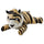 DJUNGELSKOG soft toy, mini/tiger, 13 cm