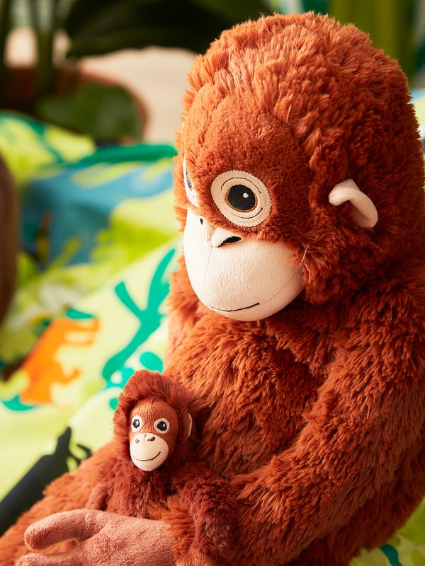 DJUNGELSKOG soft toy, orangutan