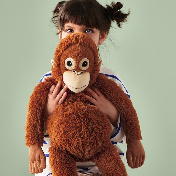 DJUNGELSKOG - Soft toy, orangutan