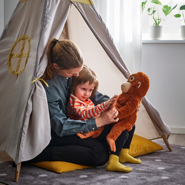 DJUNGELSKOG soft toy, orangutan