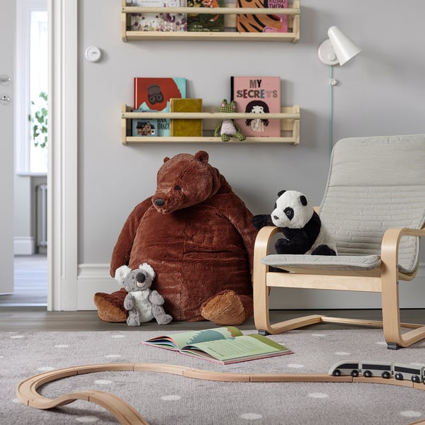 DJUNGELSKOG - DJUNGELSKOG Soft toy, brown bear
