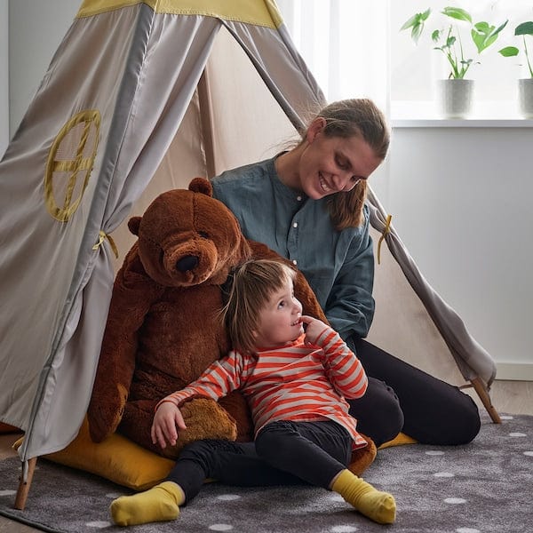 Ikea DJUNGELSKOG - Soft toy, brown bear