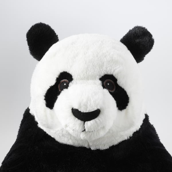 DJUNGELSKOG soft toy, panda