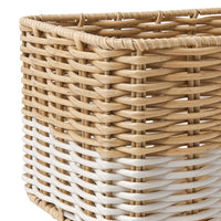 DJURTRÄNARE - Basket, beige/white, 18x25x14 cm