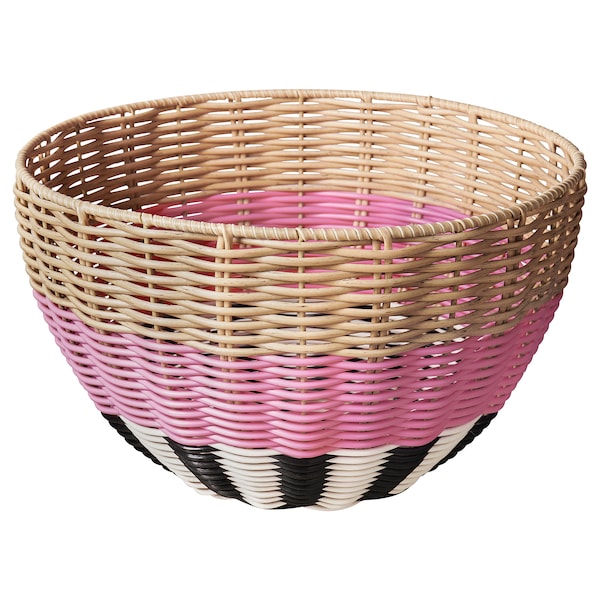 DJURTRÄNARE - Basket, beige/pink, 32x19 cm