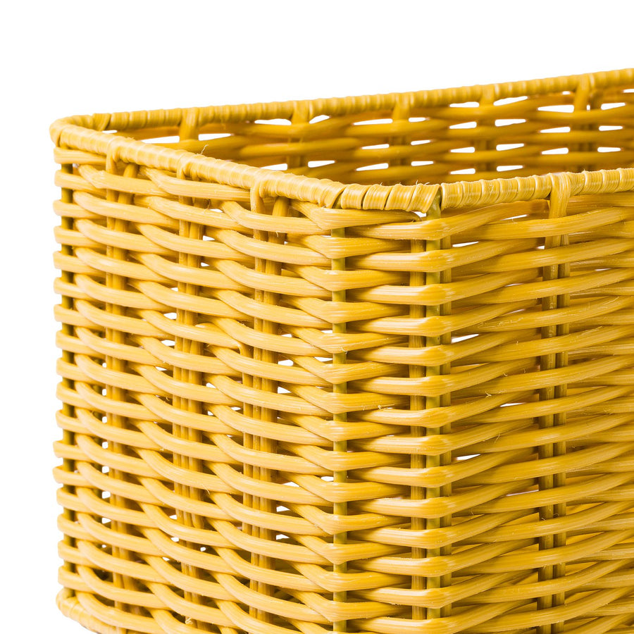 DJURTRÄNARE basket, dark yellow, 18x25x14 cm