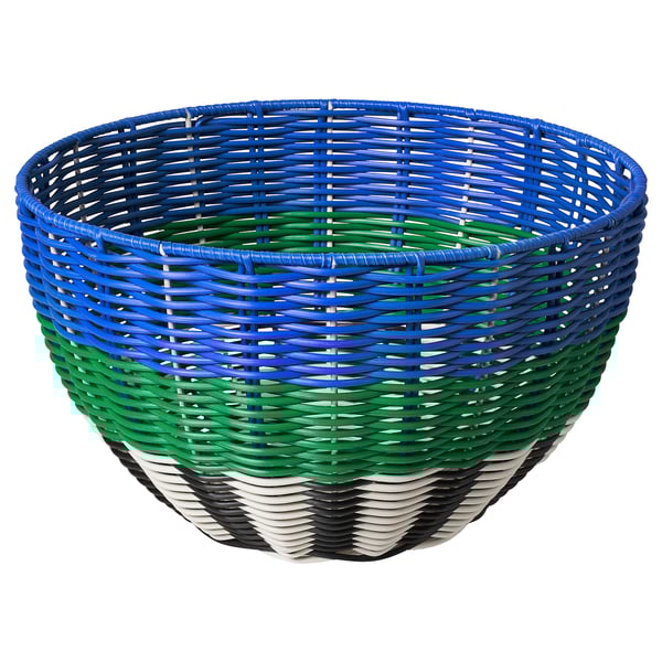 DJURTRÄNARE - DJURTRÄNARE Basket, white/black/blue, 32x19 cm