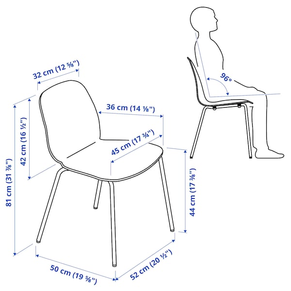 DOCKSTA / LIDÅS - Table and 4 chairs, white white/white white, 103 cm