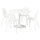 DOCKSTA / LIDÅS - DOCKSTA / LIDÅS Table and 4 chairs, white white/white white, 103 cm