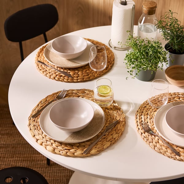 DOCKSTA table, white/white, 103 cm