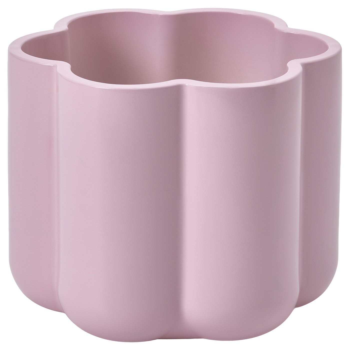 DOFTRIPS plant pot, light pink, 13 cm