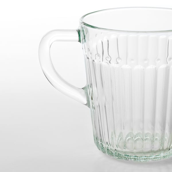DRÖMBILD mug, clear glass, 25 cl