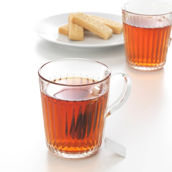 DRÖMBILD mug, clear glass, 25 cl