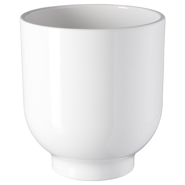DRÖMSK plant pot, white, 15 cm
