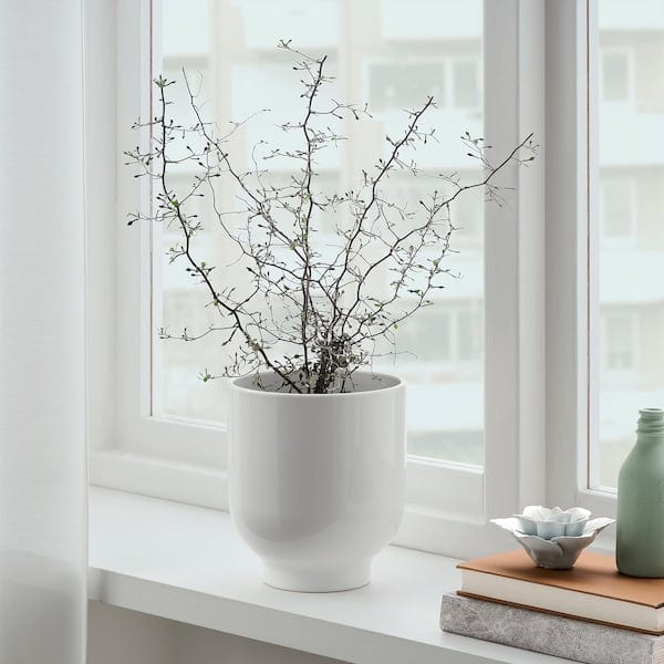 Ikea DRÖMSK - Planter holder, white,15 cm