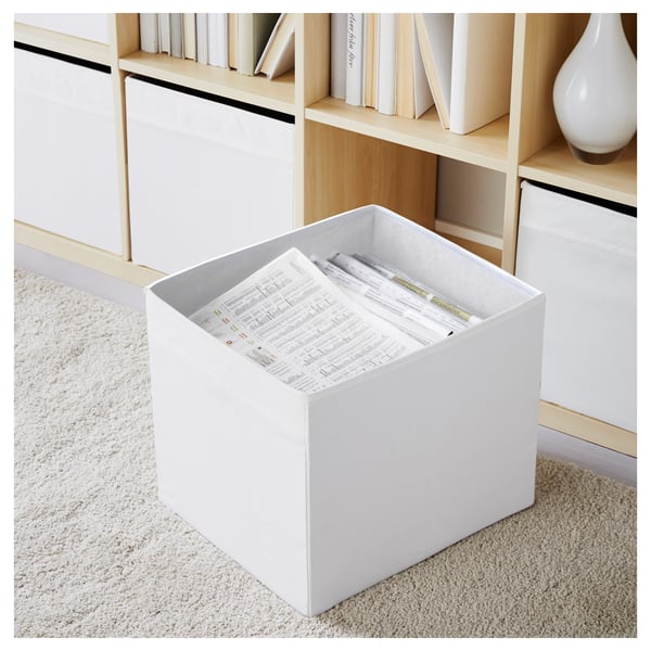 DRÖNA box, white, 33x38x33 cm
