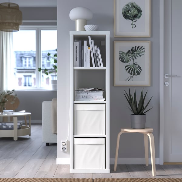 DRÖNA box, white, 33x38x33 cm