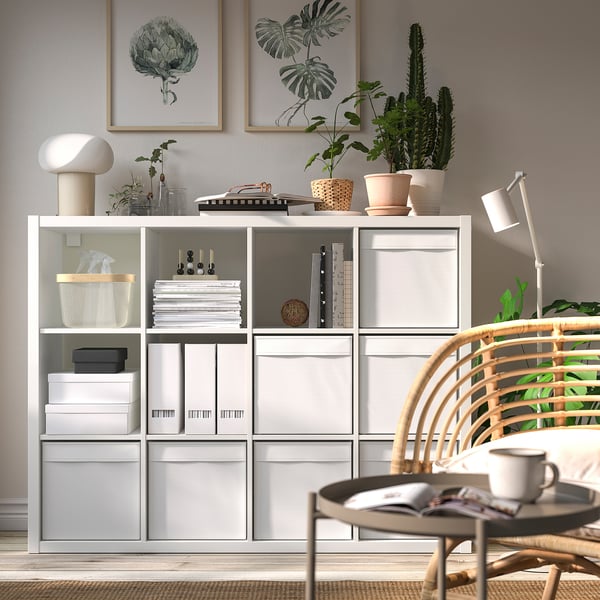 DRÖNA box, white, 33x38x33 cm