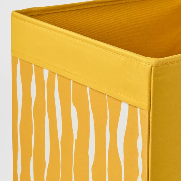 DRÖNA - Container, dark yellow,33x38x33 cm