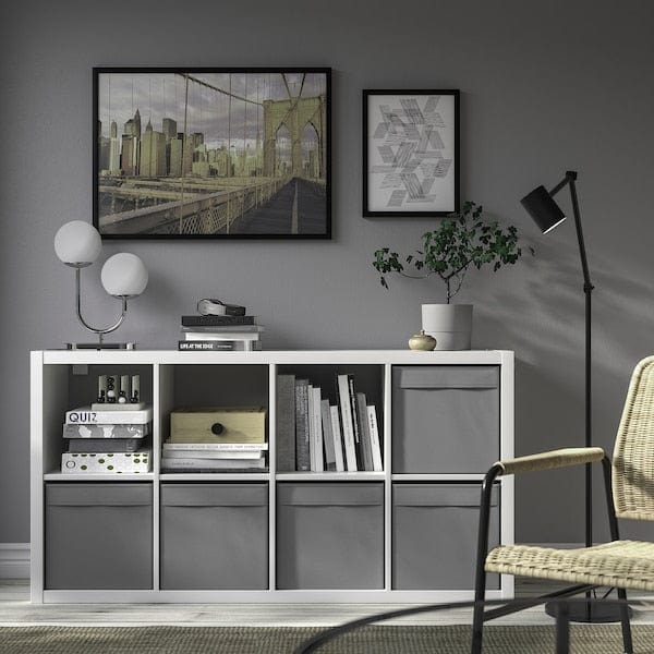 Ikea DRÖNA - Box, dark grey, 33x38x33 cm