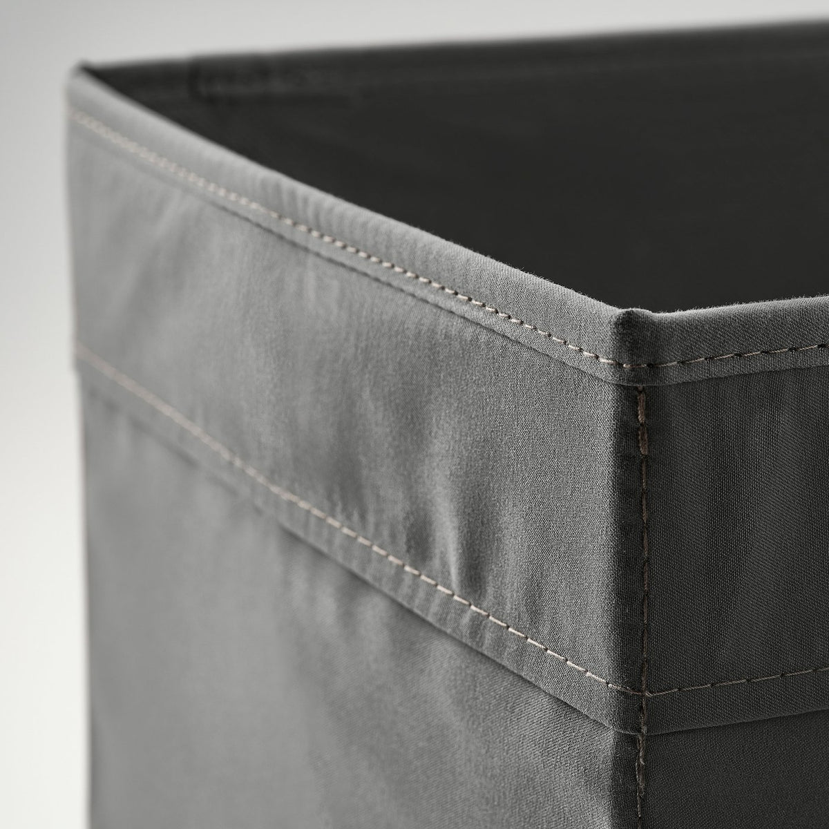 DRÖNA box, dark grey, 25x35x25 cm