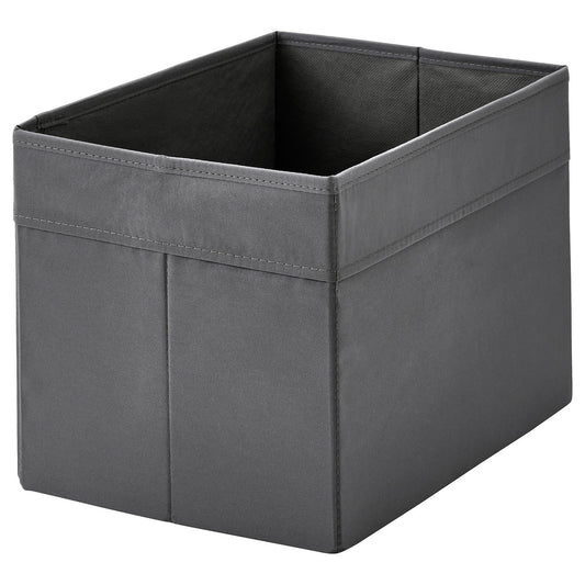 DRÖNA box, dark grey, 25x35x25 cm