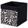 DRÖNA box, black/off-white, 33x38x33 cm