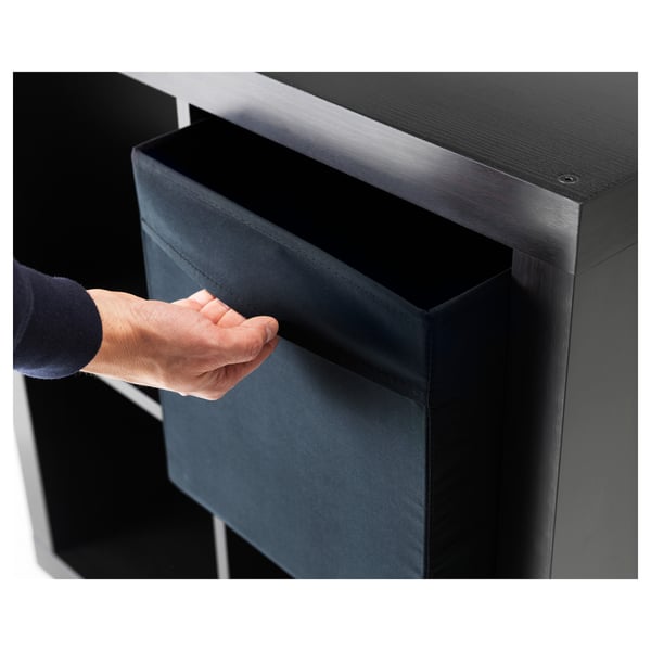 DRÖNA box, black, 33x38x33 cm