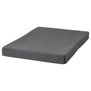 DRÖNA lid, dark grey textile, 36x26 cm