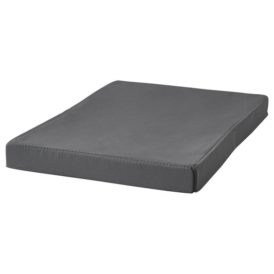 DRÖNA lid, dark grey textile, 36x26 cm