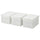 DRÖNA box with lid, 19x15x26 cm, 3 pack