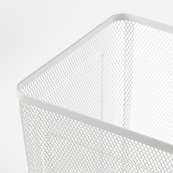 DRÖNJÖNS wastepaper basket, white, 26x35x26 cm