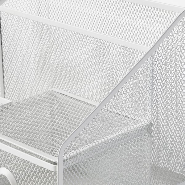 DRÖNJÖNS desk organiser, white, 25x20 cm