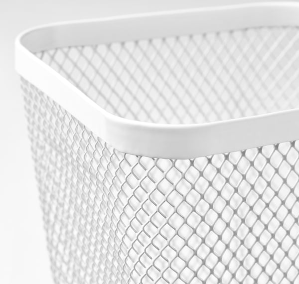 DRÖNJÖNS pen cup, white, 10x10 cm