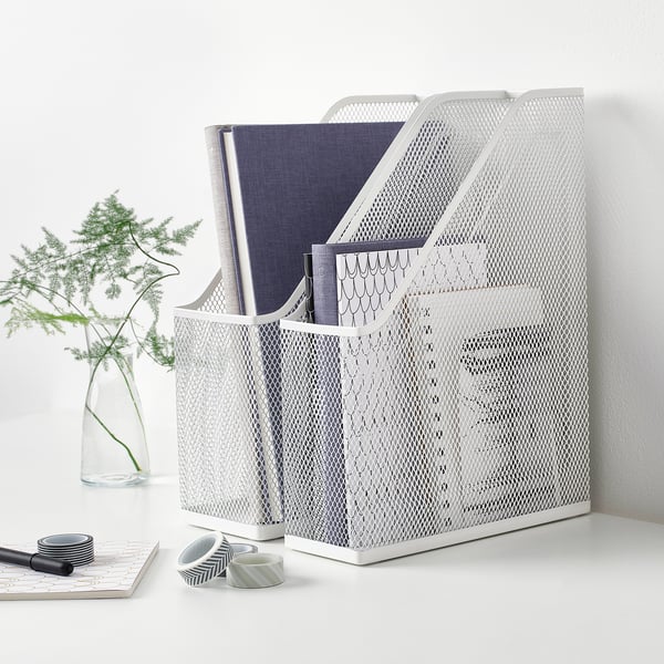 DRÖNJÖNS magazine file, white, 2 pack
