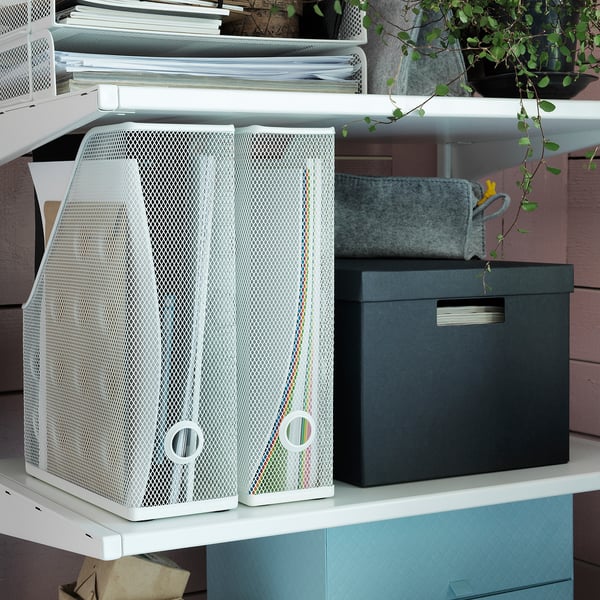 DRÖNJÖNS magazine file, white, 2 pack