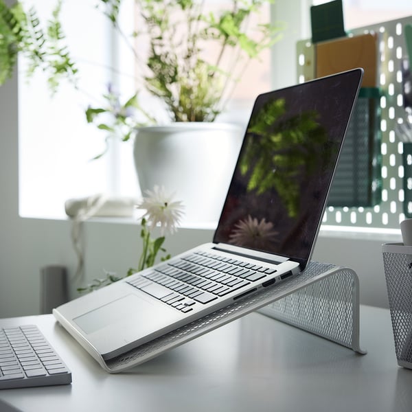 DRÖNJÖNS laptop support, white, 36x9x28 cm