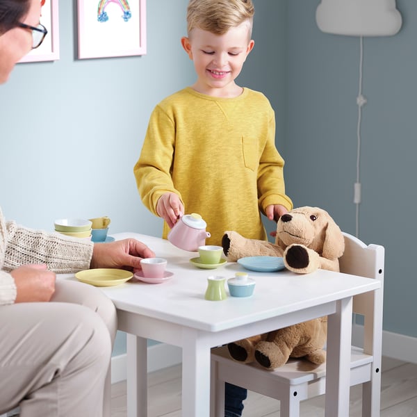 DUKTIG - DUKTIG 3-piece tea playset, mixed colours
